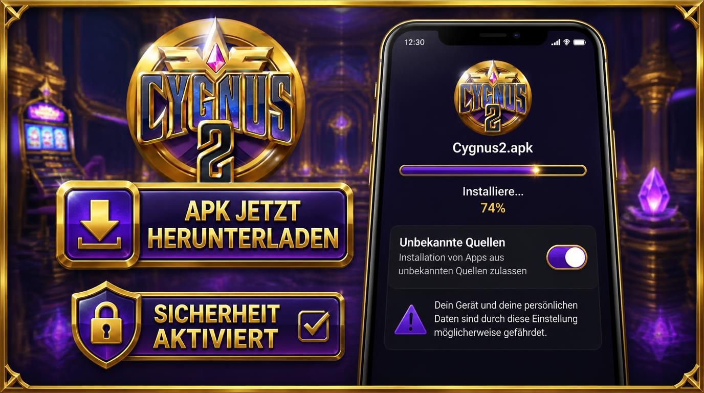 Smartphone Android zeigt APK-Download mit Sicherheitsbestätigung